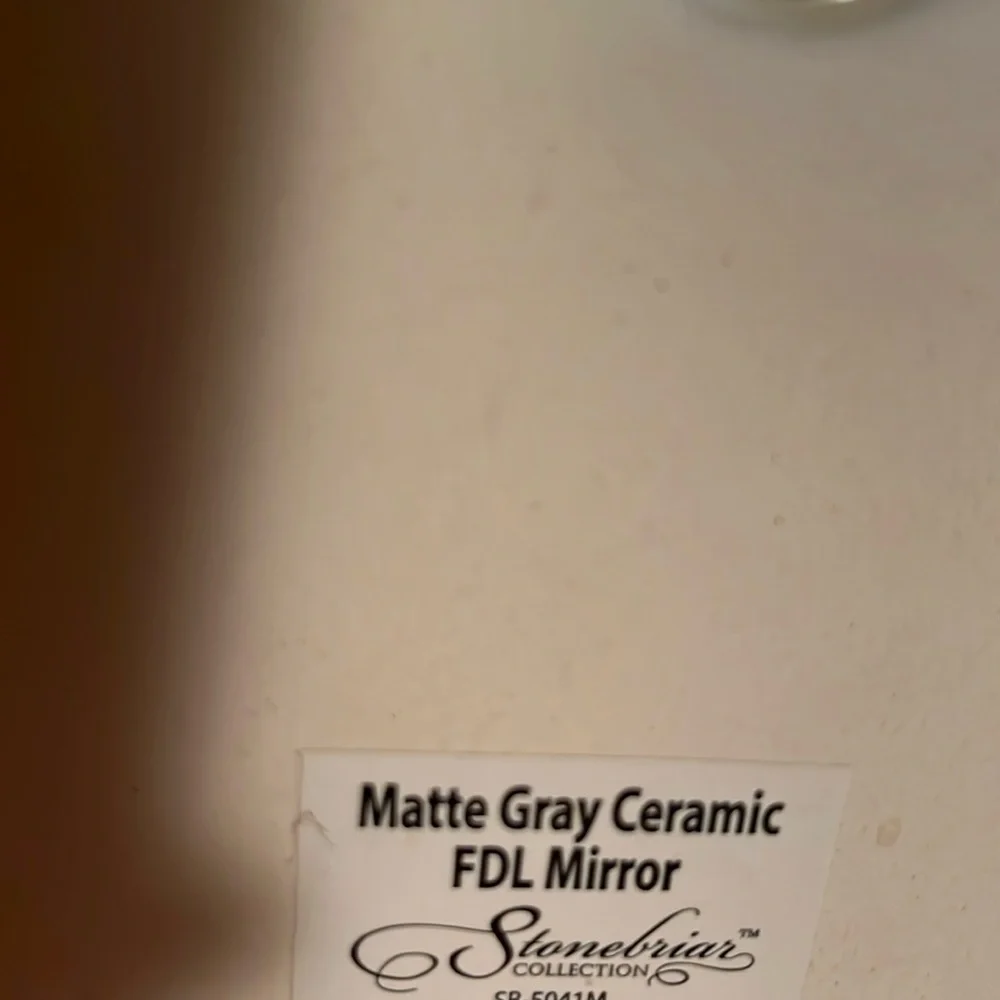 Elegant Gray Wall Mirror